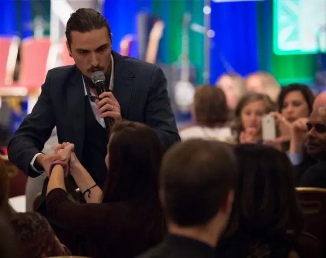 “Hank Stone's corporate comedy hypnosis show exceeded all expectations, distinguishing itself significantly from the one I witnessed during my university days. It delivered a notably sophisticated and customized performance that was an ideal fit for our corporate event, characterized by Hank's profound respect for his volunteers. He refrained from any form of rudeness, embarrassment, or intrusive inquiries, instead elevating his volunteers as the true stars of the show. What left the most lasting impression was Hank's unparalleled gift and his extraordinary talent of on-the-spot improvisational skills, which were truly exceptional. He effortlessly cultivated a clean, tasteful, and highly engaging comedic atmosphere that not only made our event special and memorable but also promoted teamwork and left everyone in sheer amazement. Hank Stone's performance was an absolute masterpiece. We eagerly anticipate his return. Exceptional job, Hank!” - Brenda