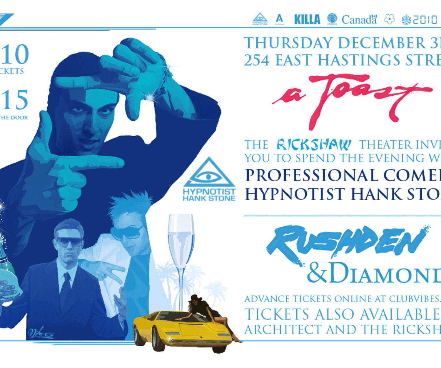 Hypnotist Hank Stone - The Rickshaw Theatre - Happy Anniversary!